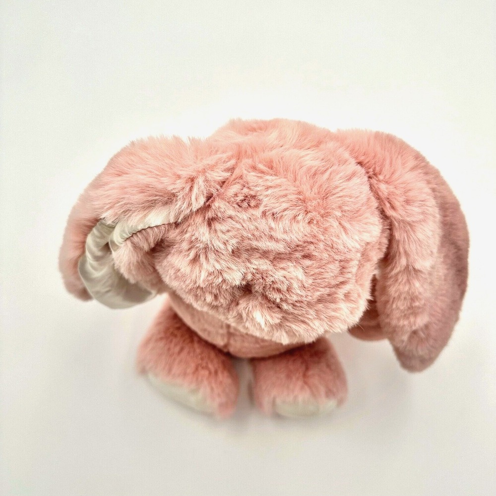 Spark Create Imagine Pink Bunny Rabbit Plush Stuffed Animal Toy Rattle Baby Soft - Picture 8 of 11